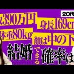 【僕が結婚できる可能性は？】条件的に厳しいでしょうか？